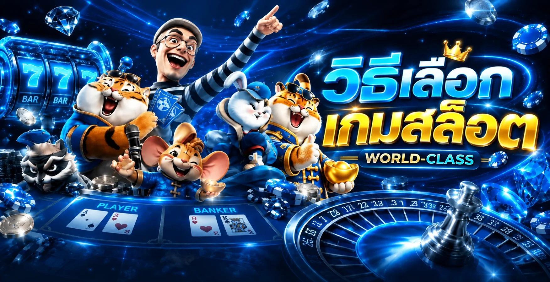 WORLD-CLASS วิธีเลือกเกมสล็อตแต่ละค่ายให้เหมาะกับงบ