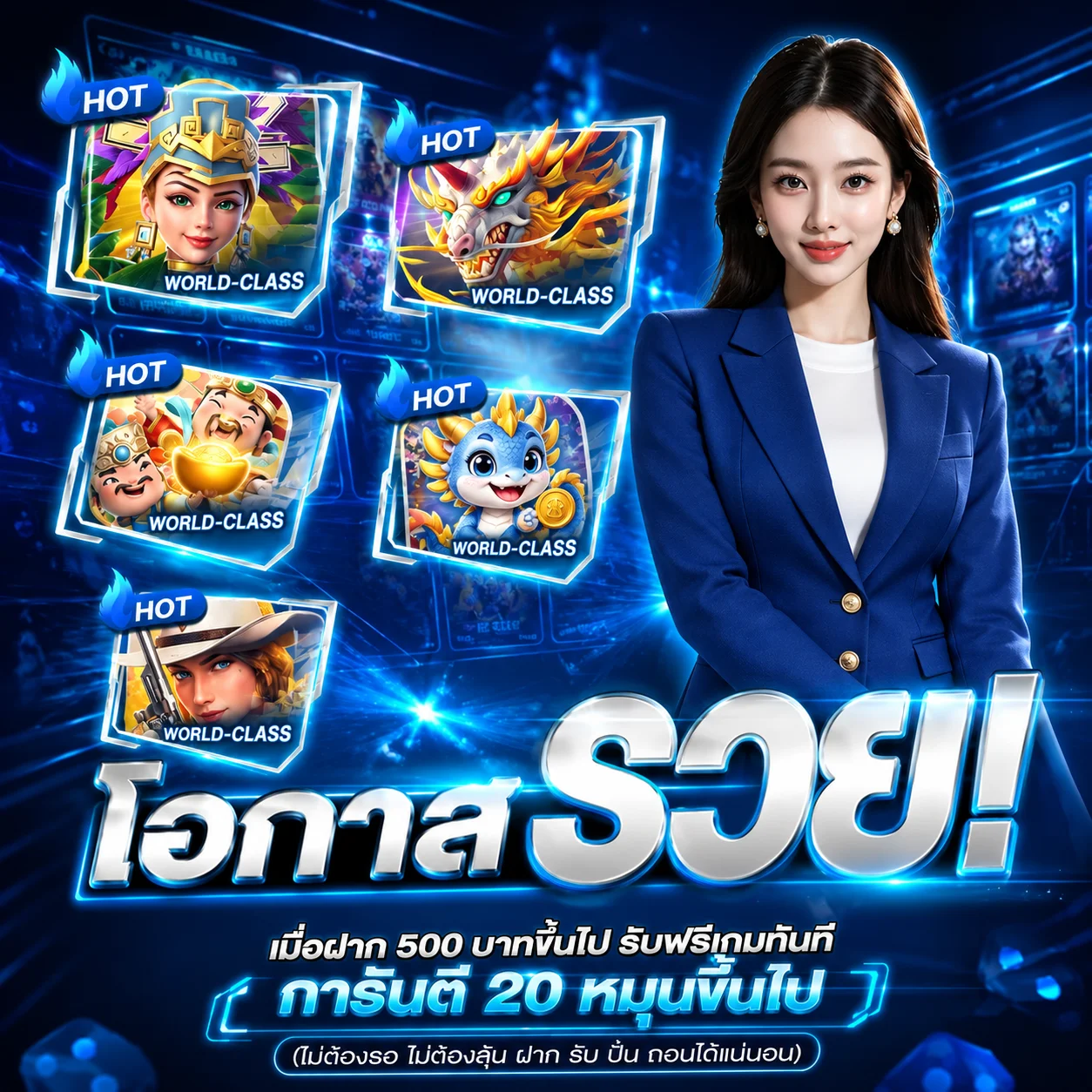 WORLD-CLASS เว็บพนันครบวงจร ทางเข้าเดียวใช้งานง่าย